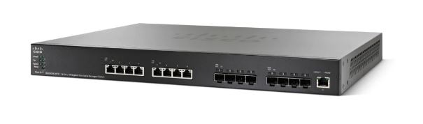 SW 8P RJ 10G + 8 SFP+STACKABLE