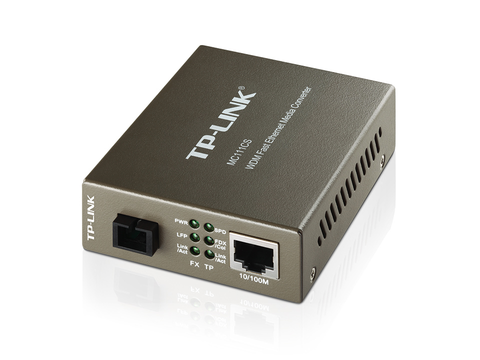 CONVER.10/100 RJ45/SC SM WDM TX